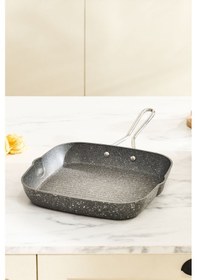Resim Karaca Biogranit Salvador Grill Tava 28 Cm Gri 