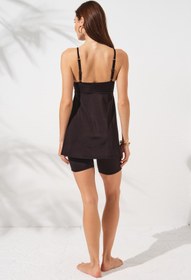 Resim Pierre Cardin Lisa Şortlu V Yaka Tankini Siyah 231500 