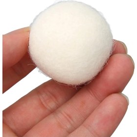 Resim Yün Çamaşır Kurutma Topları Nano Top Kahverengi 