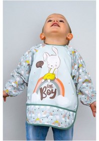 Resim Bebechi Bambino Kids Uzun Kollu Mama Ve Aktivite Önlüğü 6-24 Ay Mint Yeşili 