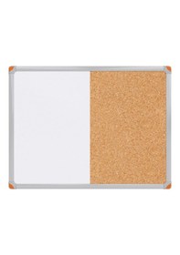 Resim Cengo 60x90 Cm Çift Fonksiyonlu Aluminyum Çerçeve Yazı Tahtası Beyaz 