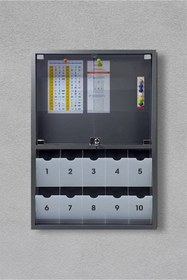 Resim Reklamwar Posta Kutusu Ve Magetli Ilan Panosu 10 Daire 