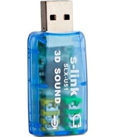 Resim S-Link SLX-U51 Harici Ses Kartı 