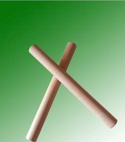 Resim Ahşap 23 Cm Çiftli Orff Ritim Çubuğu 