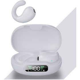 Resim Dijital Şarj Bölmeli Klipsli Kablosuz Bluetooth Kulaklık 