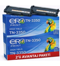 Resim Ero Print TN-3350 / Brother DCP-8110DN Muadil Toner - 2'li Avantaj Paket 