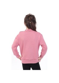 Resim Toontoy Kids Toontoy Kız Bebek Baskılı Sweatshirt gül kurusu 