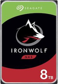 Resim Seagate Ironwolf ST8000VN004 Sata 3.0 7200 RPM 3.5 inç 8 TB Nas Harddisk 