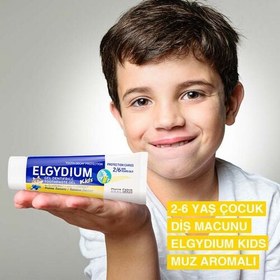 Resim Elgydium Muz Aromalı Çocuk Diş Macunu 2-6 Yaş 50 ml 