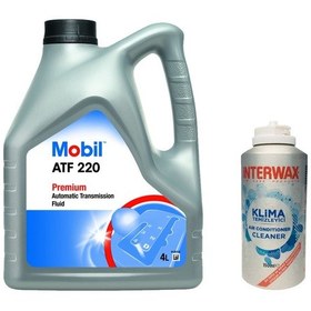 Resim Mobil Atf 220 Otomatik Şanzıman Yağı 4 L + Klima Temizleyici 150 ML 