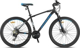 Resim Xc 75 - 26 Mtb - 14' - 21 Vites - M.Disc - Mat Siyah-Turkuaz/Bej 
