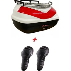 Resim Wogen WG50 Basic Metal Bagajlı Çanta (Beyaz) + Karbon Dizlik Hediyeli 