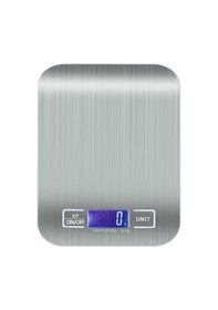 Resim Teltree Dijital Mutfak Terazi, 10kg Hassas Ölçüm, 304 Paslanmaz Çelik Platform, Lcd Işık, Sıvı Miktarı Modu, 2 Adet Aaa Pil Dahil Çok Renkli 