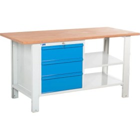 Resim Star Çelik Atölye Çalışma Tezgahı (1600X720X830-930 Mm) 