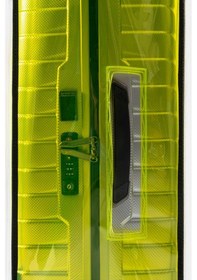 Resim Trink Çanta Şeffaf Valiz Ve Bavul Kılıfı Neon Renk Pvc Neon Sarı 