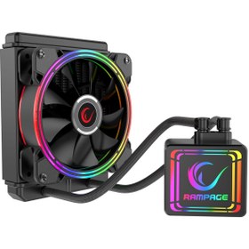 Resim Rampage Aqua120-rgb 42.5 Cfm 2000rpm 12cm Amd/ıntel Lga1200 Uyumlu S-rgb 120mm Su Soğutmalı Cpu Fan 