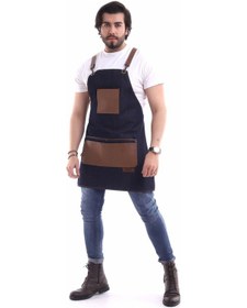 Resim Penuar Kot Boya Önlüğü Lacivert 