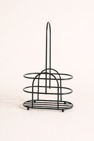 Resim Mirilliahome Metal Yağdanlık Standı 2’li Siyah Yağlık Taşıyıcı Organizer 30x16x8 cm 