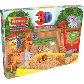 Resim EREN 3d Kalıplı Dinazor Kinetik Kum Set 1000 gr Kum-035 