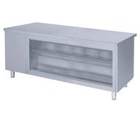 Resim Iceinox Tezgah Tip Gn Buzdolabı Önü Camlı 2 Kapılı 330 Lt 304 Çelik Kaliteli 