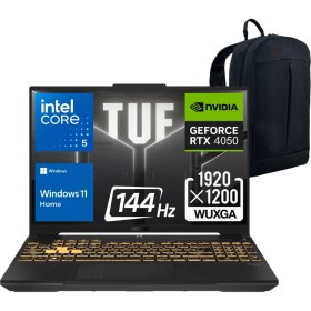 Resim Asus Tuf Gaming F16 FX607VU-RL141 Intel Core 5 210H 32GB 1tb SSD RTX4050 140W 16" Fhd+ 144Hz WIN11 Dizüstü Bilgisayar - Webzone Çanta Wz3 