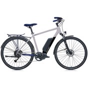 Resim Carraro E-Time Mars 28 Jant Hd Elektrikli Bisiklet (Mat Gümüş Siyah Mavi) 46 