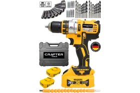 Resim 36V 5AH Xr Metal Şanzıman Çelik Mandren Çift Akülü Şarjlı Matkap Akülü Vidalama 