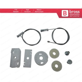 Resim Ford Mustang S197 2005-2014 İçin Arka Sağ veya Sol Cam Kriko Seti 