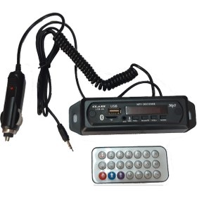 Resim Oto Teyp Dönüştürücü Bluetooth Aux - Sd Kart - Usb - Çevirici N11.374 