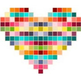 Resim Bay Etiket Hrt9 Piksel Tasarim Kalp Sticker 