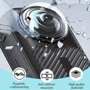 Resim 1SET Plastik Koruyucu Lens Film, Insta360 X4 Panoramik Spor Kamerası için, Dönen Çizilmeye Dayanıklı Lens Kapağı Aksesuarıyla. 