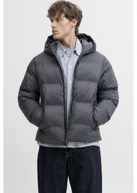 Resim Jack & Jones Jjkaito Puffer Jacket Erkek Mont 12282300 Asphalt 