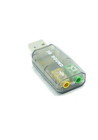 Resim Usb 2.0 Ses Kartı Microfon Ve Kulaklık Çevirici 
