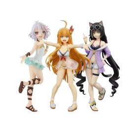 Resim Princess Connect Re:dive 3lü Anime Figür Seti Pecorine Kokoro Kailu Koleksiyon Oyuncak Biblo +16 Yaş Princess Bride 