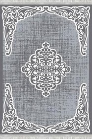Resim Klasik Westa Kaymaz Tabanlı Yıkanabilir Antibakteriyel Dijital Baskı Klasik Halı Kilim, KS-3032B-WST-120X350 