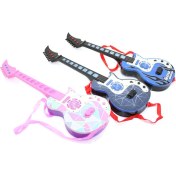 Resim Renkli Işıklı Müzikli Gitar Çocuk ve Yetişkinler Için Eğlenceli ve Şık Tasarım 
