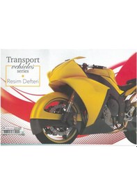 Resim Sim 25x35 Spiralli Karton Kapak 15 Yaprak Resim Defteri Motor 