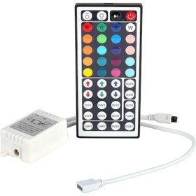 Resim Aciko 44 Tuşlu Rgb Kumanda ve Modülü Rgb LED Için Renk & Mod Kontrolcüs 
