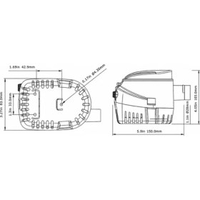 Resim Seaflo Otomatik Sintine Pompası 1100 Gph 12V 