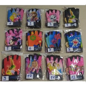 Resim Kız Çocuk Eldiveni Bisiklet & Kaykay 