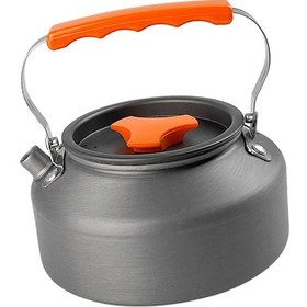 Resim Suntek Kamp Su Isıtıcısı Çaydanlık Cezve Anti 1,1l-15,5x6cm Gri 