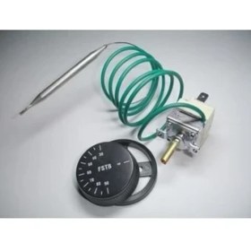 Resim ÇETİNLER Çetinler Gazlı Termostat 30-90 C Termosifonlar Için 