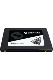 Resim stormax 128GB SSD 2,5" Sata3 550-530MB/S Black SERI-SMX-SSD30BLCK/128G 