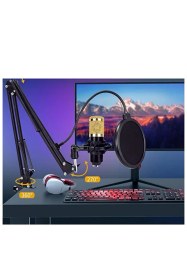 Resim Driton Bm-800 Sari Condenser Yayinci Mikrofon Seti 