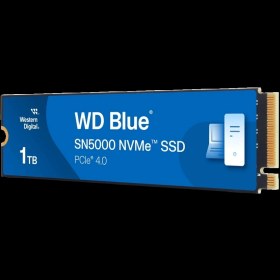 Resim Wd Blue SN5000, WDS100T4B0E, 1tb, 5150/4900, Gen4, Nvme Pcıe M.2 2280, SSD 