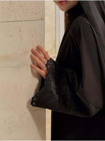 Resim modacofashion Mina Ferace: Dubai Krep Fermuarlı ve Kuşaklı 