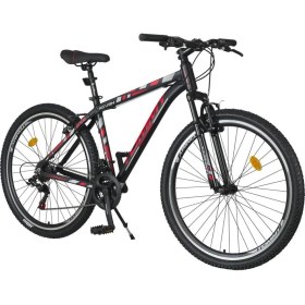 Resim Tommybike Rıven 27,5 Jant 21 Vites Dağ Bisikleti Erkek Kullanıma Uygun Alüminyum Kadro Kırmızı 
