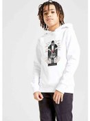 Resim Leon & Mathilda The Professional Red Baskılı Unisex Çocuk Sweat Beyaz 