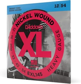 Resim Daddario Exl145 Elektro Gitar Tel Seti, Xl, 12-54, Nickel Wound, L 