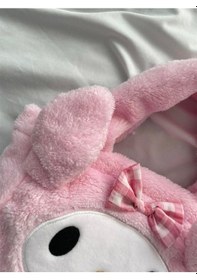 Resim Kuromi Sanrio Peluş Çanta 